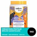 Salon Line Brilho Umidificado - Creme para Pentear 1Kg